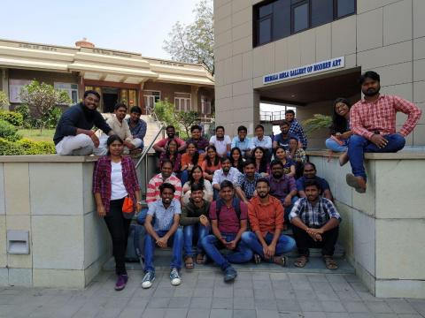 Marie Curie Science and Technology Study Circle  team on Science Tour to the Planetarium and Science Museum